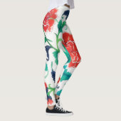 Vintage Blume Art Leggings (Rechts)