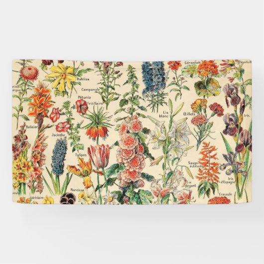 Vintage Blume Banner (Horizontal)