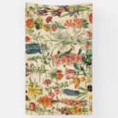 Vintage Blume Banner (Vertikal)
