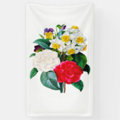 Vintage Blume Banner (Vertikal)
