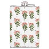 Vintage Blume benutzerdefinierte Monogramm-Flasche Flachmann (Rückseite)
