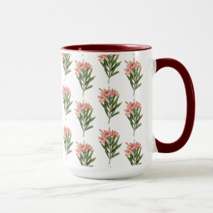 Vintage Blume benutzerdefinierte Monogramm-Tasse 3 Tasse
