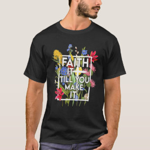 Vintage Blume, bis Sie Christliches Angebot machen T-Shirt