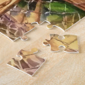 Vintage Blume blühen Wasserfarbe Puzzle (Seite)