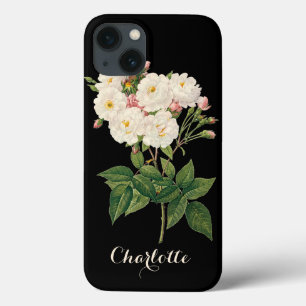 Vintage Blume Blütenrot Noisette Rose Redoute Case-Mate iPhone Hülle
