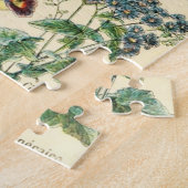Vintage Blume Botanische Blumendiagramme Puzzle (Seite)