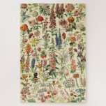 Vintage Blume Botanische Blumendiagramme Puzzle<br><div class="desc">Adolphe Millot Vintage Blume Blumenbotanische Darstellung Illustration für Le Larousse Pour Tous Millot,  illustriert viele der naturhistorischen Abschnitte von Petit Larousse,  war der leitende Illustrator am Muséum national d'histoire naturelle. Er war Mitglied des Salon des Artistes Francaise und der Société entomologique de France.</div>