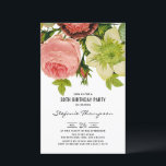 Vintage Blume Botanischer 30. Geburtstag Einladung<br><div class="desc">Mit dieser Party Einladung zum 30. Geburtstag laden Sie ein,  Ihre Veranstaltung zu bewundern. Hier finden Sie botanische Blume und klassische Typografie. Diese botanische Party Einladung aus dem 30. Jubiläum eignet sich hervorragend zum Frühjahr- und Herbstgeburtstag. Die Texte sind für jede Veranstaltung vollständig editierbar.</div>