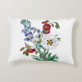 Vintage Blume Bouquet Dekokissen (Rückseite)