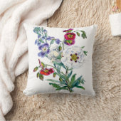 Vintage Blume Bouquet Kissen (Decke)