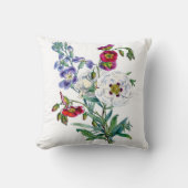 Vintage Blume Bouquet Kissen (Vorderseite)