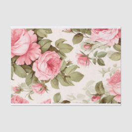 Vintage Blume Bouquet mit Rose Seidenpapier