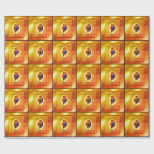 Vintage Blume Bouquet Personalisiert Geburtstag Geschenkpapier (Flach)