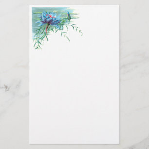 Vintage Blume Briefpapier