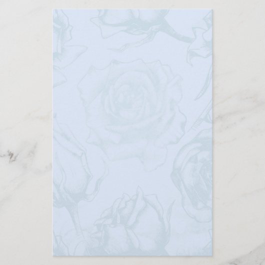 Vintage Blume Briefpapier (Vorderseite)