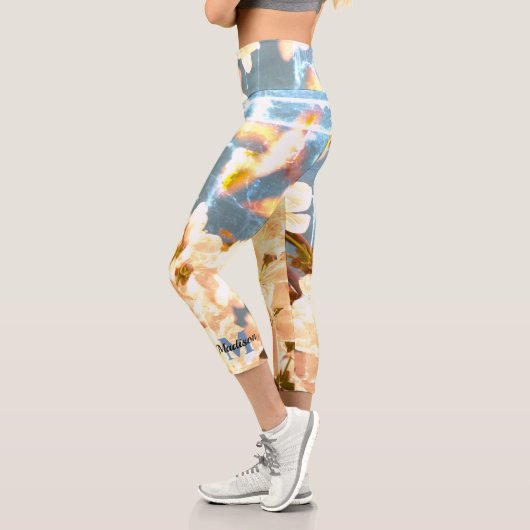 Vintage Blume Capri Leggings (Links)