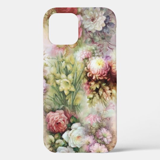 Vintage Blume Case-Mate iPhone Hülle (Rückseite)
