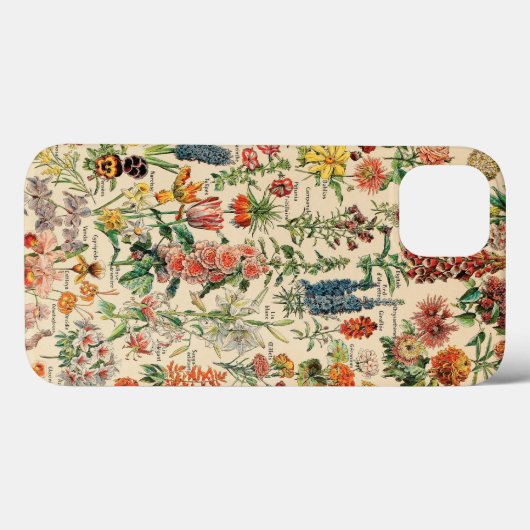 Vintage Blume  Case-Mate iPhone Hülle (Rückseite (Horizontal))
