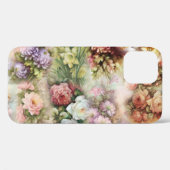 Vintage Blume Case-Mate iPhone Hülle (Rückseite (Horizontal))