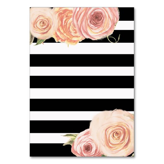 Vintage Blume Dank Karte flach (Rückseite)