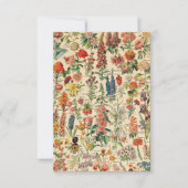 Vintage Blume Dankeskarte (Vorderseite)