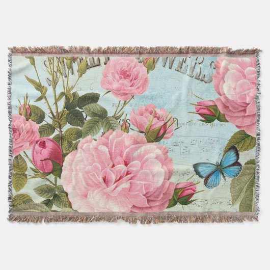 Vintage Blume Decke (Vorderseite)