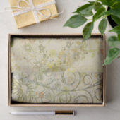 Vintage Blume Decoupage Seidenpapier (Geschenk)