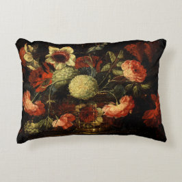 Vintage Blume Dekokissen