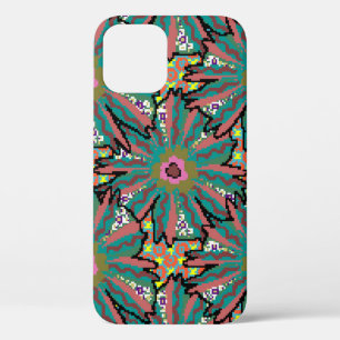 Vintage Blume Doodle-Stil, Federboden Case-Mate iPhone Hülle