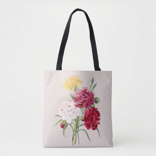 Vintage Blume drucken Tasche (Vorderseite)