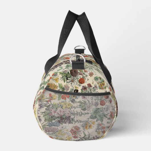 Vintage Blume Duffle Bag (Rechts)