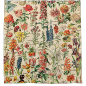 Vintage Blume Duschvorhang (Vorderseite)