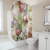 Vintage Blume Duschvorhang (Beispiel)