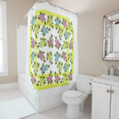 Vintage Blume Duschvorhang (Beispiel)