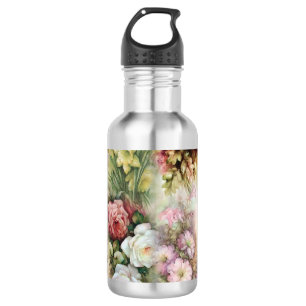 Vintage Blume Edelstahlflasche