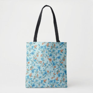 Vintage Blume. Einfaches blumengeschmücktes Ambien Tasche