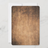 Vintage Blume Einladung (Rückseite)