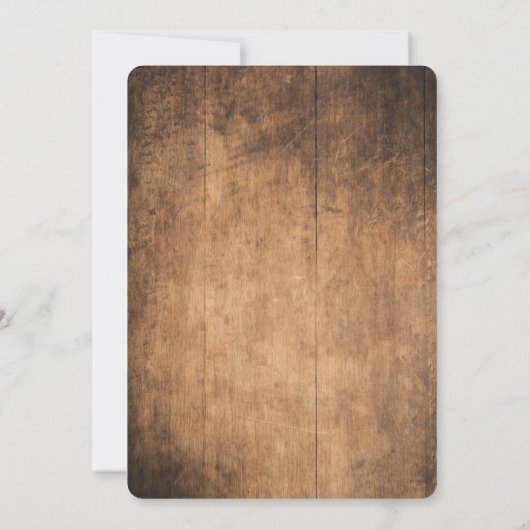 Vintage Blume Einladung (Rückseite)