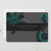 Vintage Blume elegante Beerdigung (Rückseite)