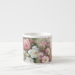 Vintage Blume Espressotasse