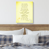 Vintage Blume Fairies Inspirationsversum Leinwanddruck (Insitu (Schlafzimmer))