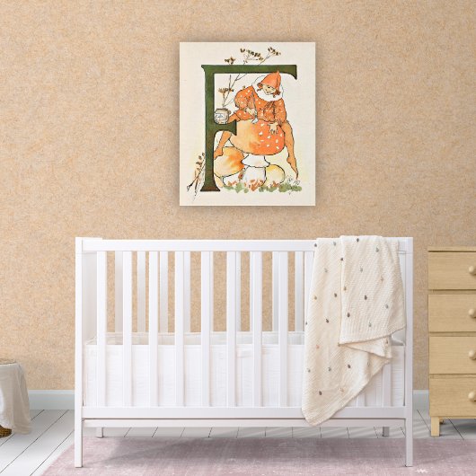 Vintage Blume Fairy Alphabet Poster