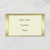 Vintage Blume Fairy Visitenkarte (Rückseite)