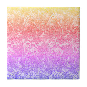Vintage Blume Fliese
