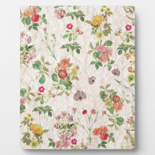 Vintage Blume Fotoplatte (Vorderseite)