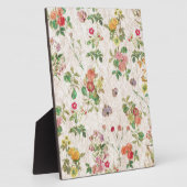 Vintage Blume Fotoplatte (Seite)