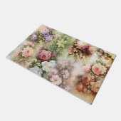 Vintage Blume Fußmatte (Schrägansicht)
