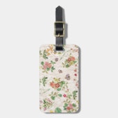 Vintage Blume Gepäckanhänger (Vorderseite vertikal)