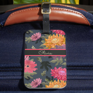 Vintage Blume Gepäckanhänger