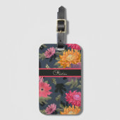 Vintage Blume Gepäckanhänger (Vorderseite Vertikal)